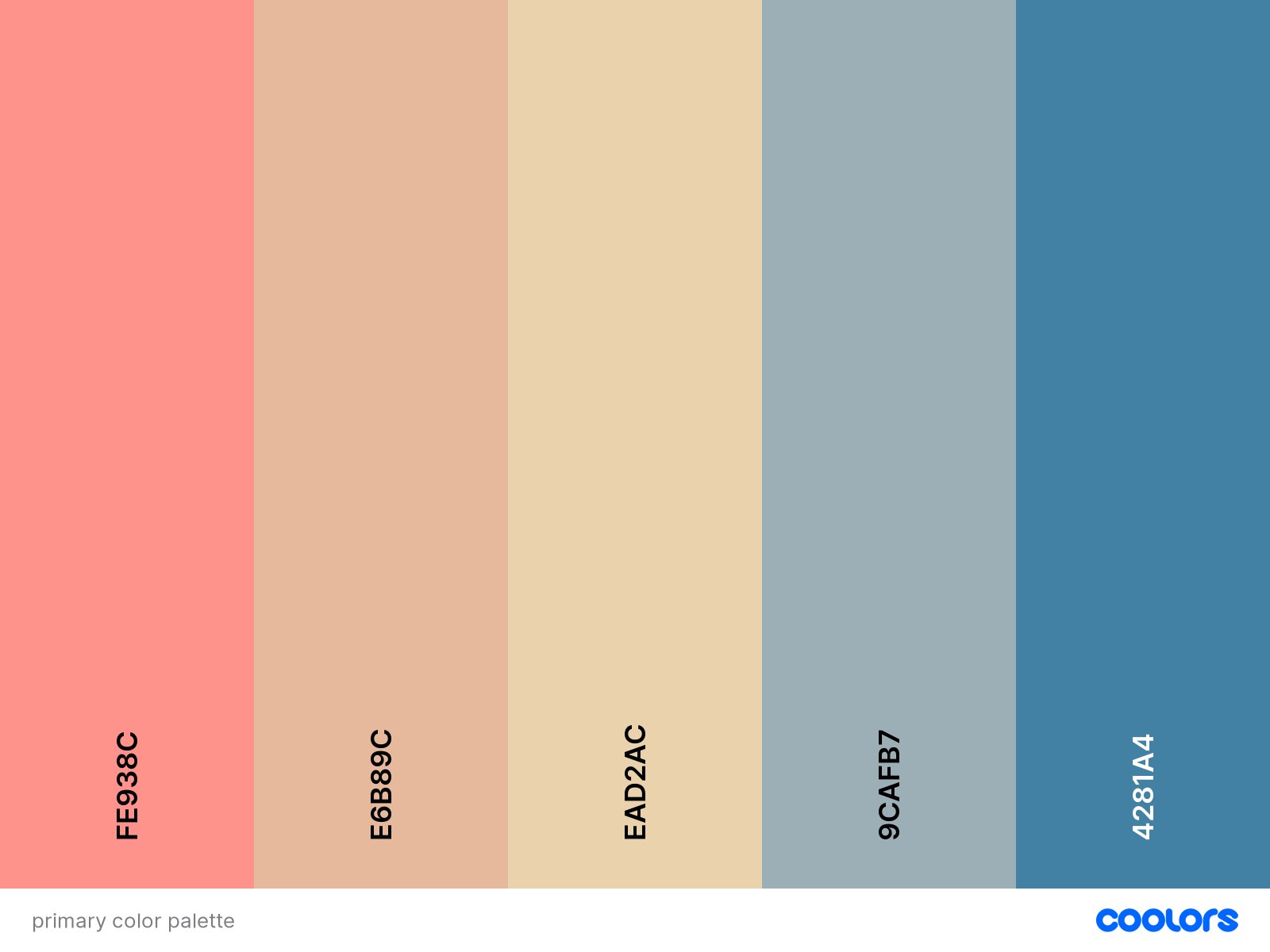Moji brand color palette